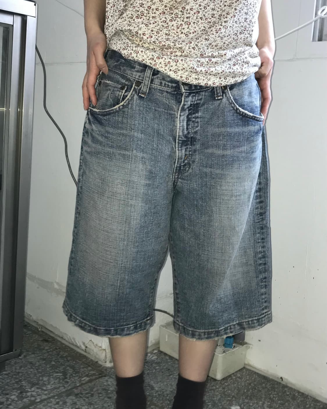 데님 쇼츠 팬츠  상품이미지1