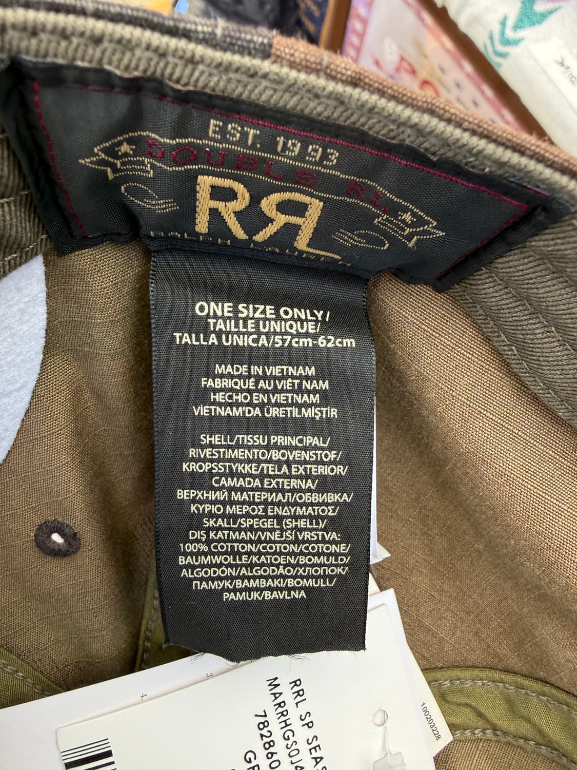 Rrl 카모 볼캡 os  상품이미지3