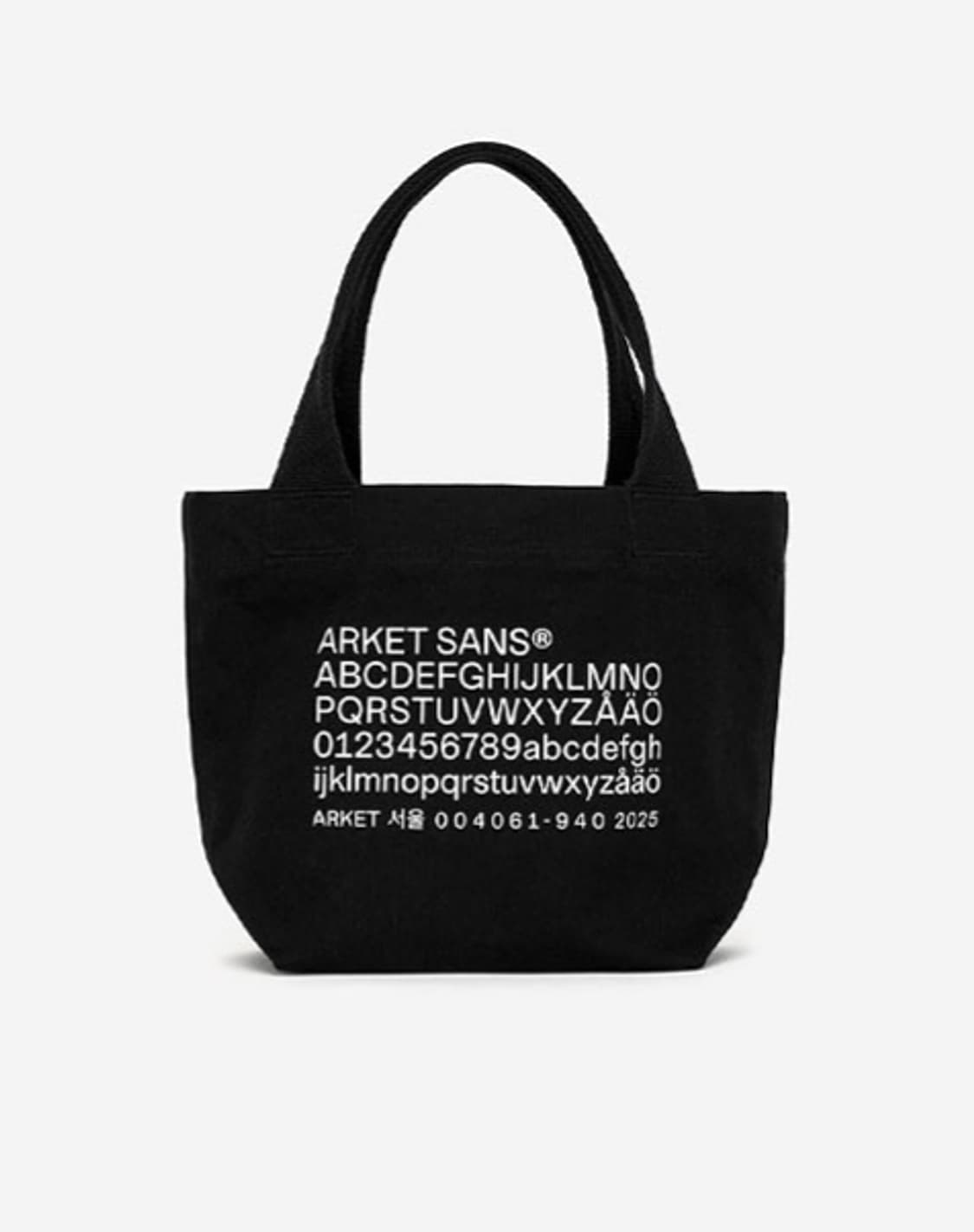 아르켓 SANS 성수 팝업 미니 토트백 블랙 상품이미지1