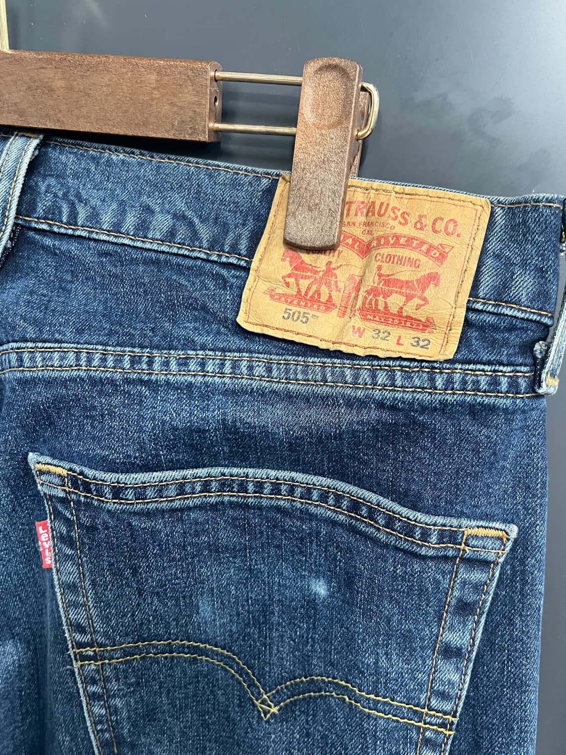 Levis 리바이스 505 레귤러 스트레이트 데님 팬츠 상품이미지3