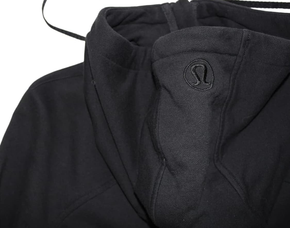 룰루레몬 포스트로너 블랙 자수 후드집업 상품이미지6