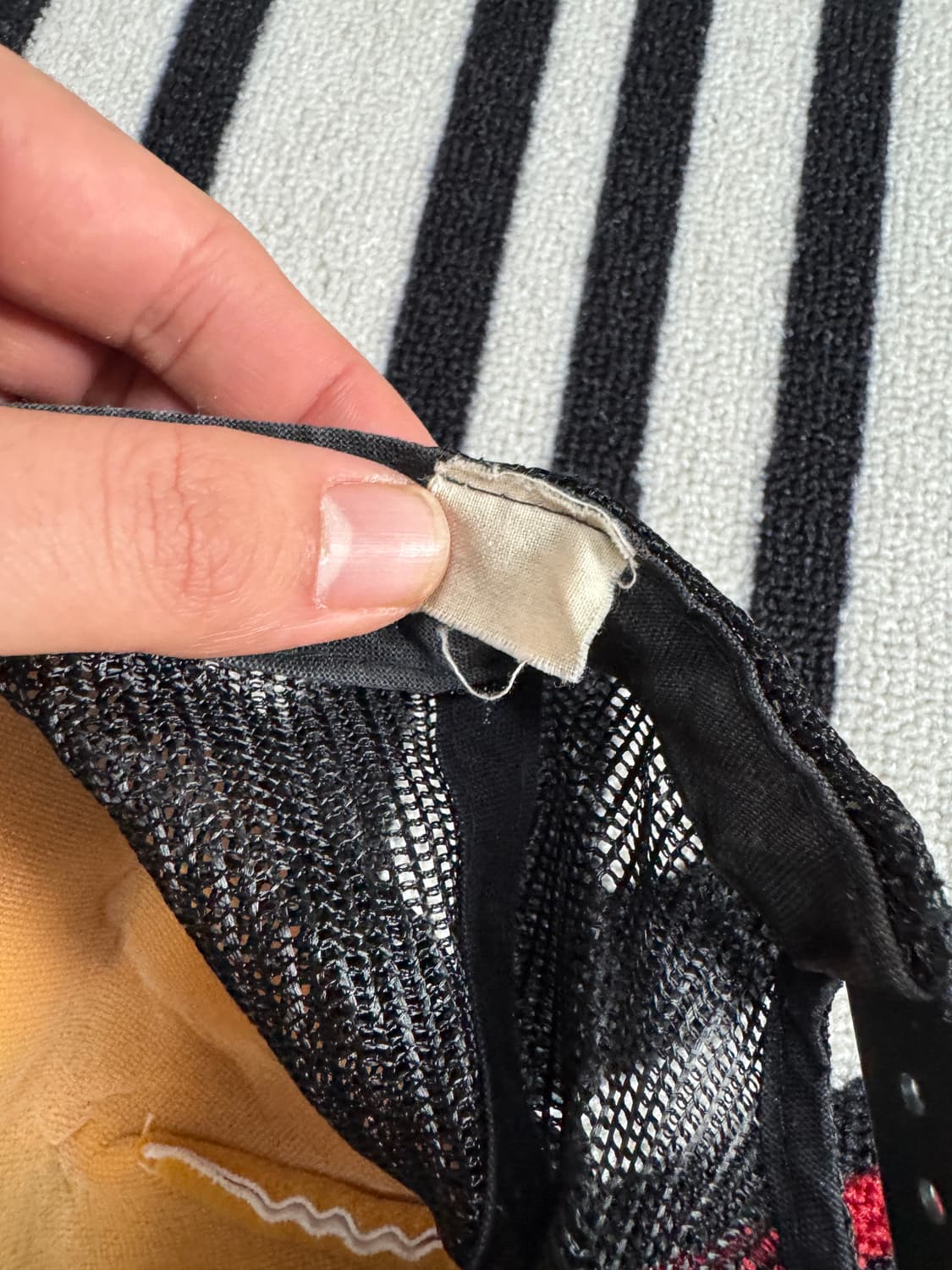 혼 앤 혼 메쉬 폼 트러커 로프 스냅백 캡 화이트 앤 블랙 상품이미지6