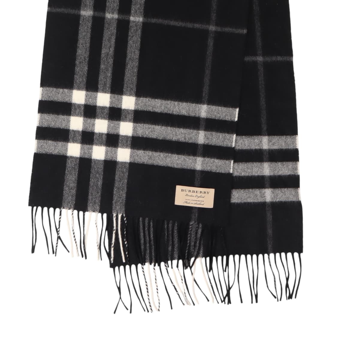 버버리 신형 캐시미어 100 자이언트 아이콘 체크 머플러 상품이미지5