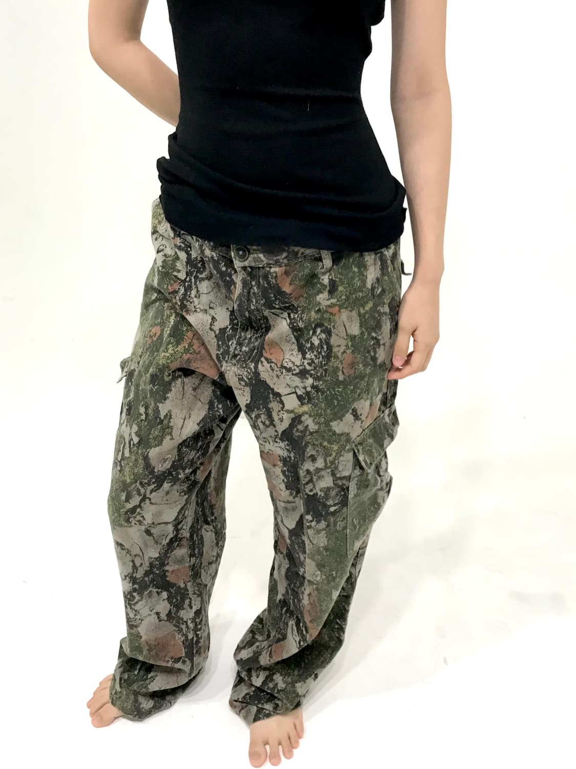 모스 패턴 팬츠 상품이미지1