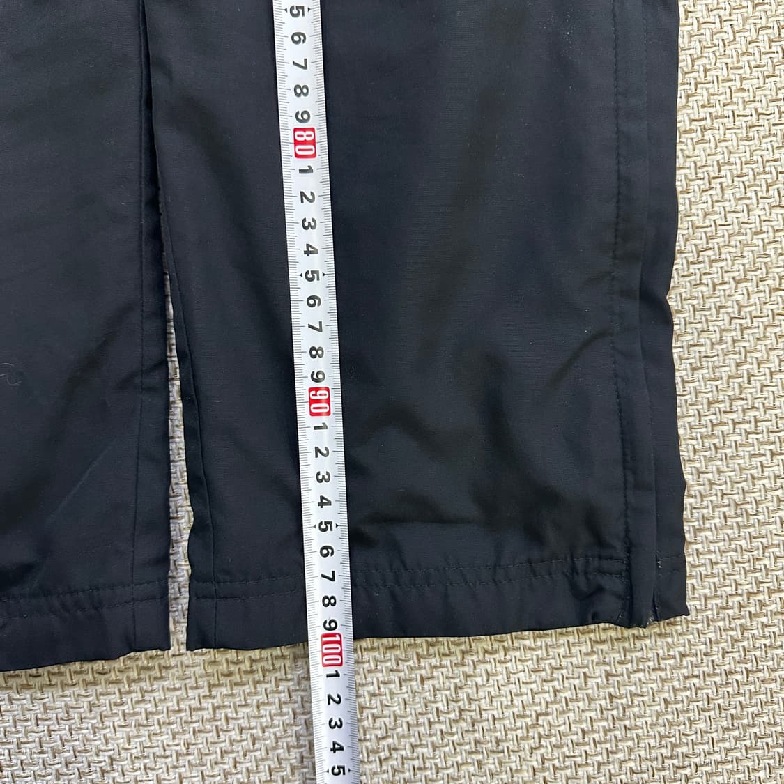 S 나이키 블랙 나일론 트랙 팬츠 0421D 상품이미지9