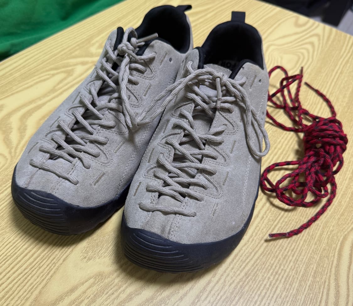 킨 재스퍼 스웨이드 스니커즈 실버 밍크 상품이미지3