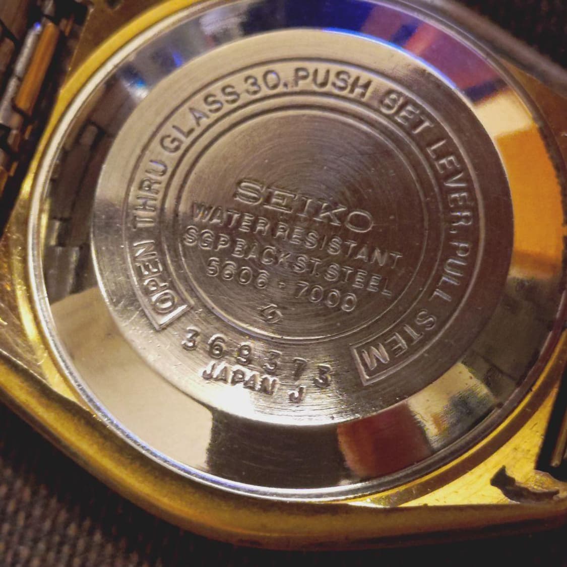 세이코 로드매틱 LM 금장 오토매틱 상품이미지9