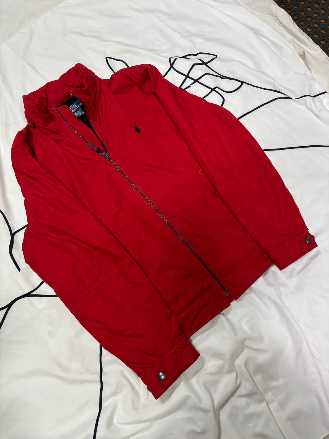 폴로 랄프로렌 안감 플리스 블루종 자켓 상품이미지1