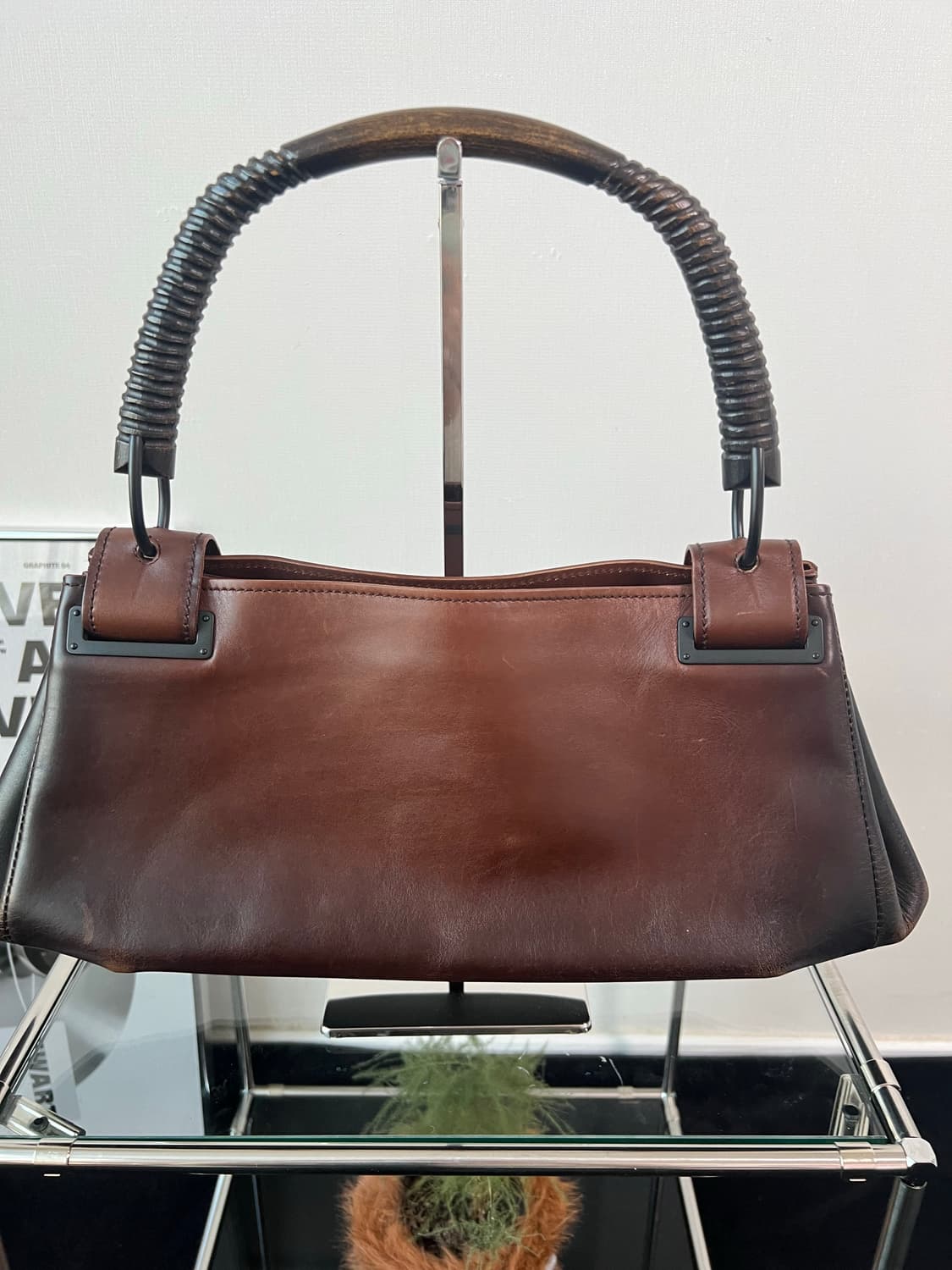 구찌 FW2002 밤부 핸들 그라데이션 숄더백 상품이미지4