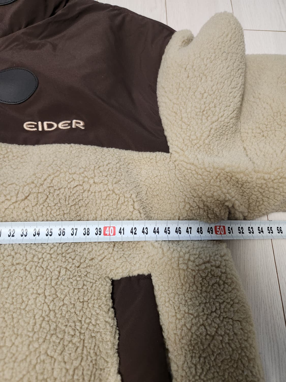 새상품급)아이더 여성 허그 토글 플리스 구스다운 숏패딩_DWW24555  상품이미지9