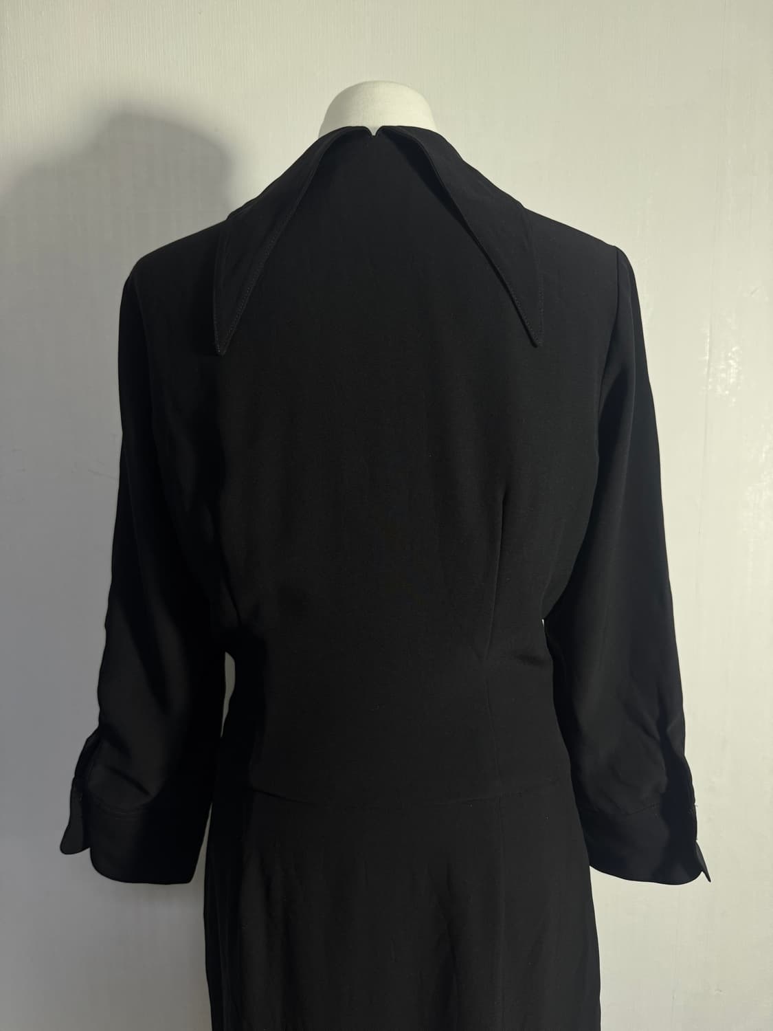 마사키 마츠시마 블랙 롱 드레스 미니멀 아방가르드 상품이미지4