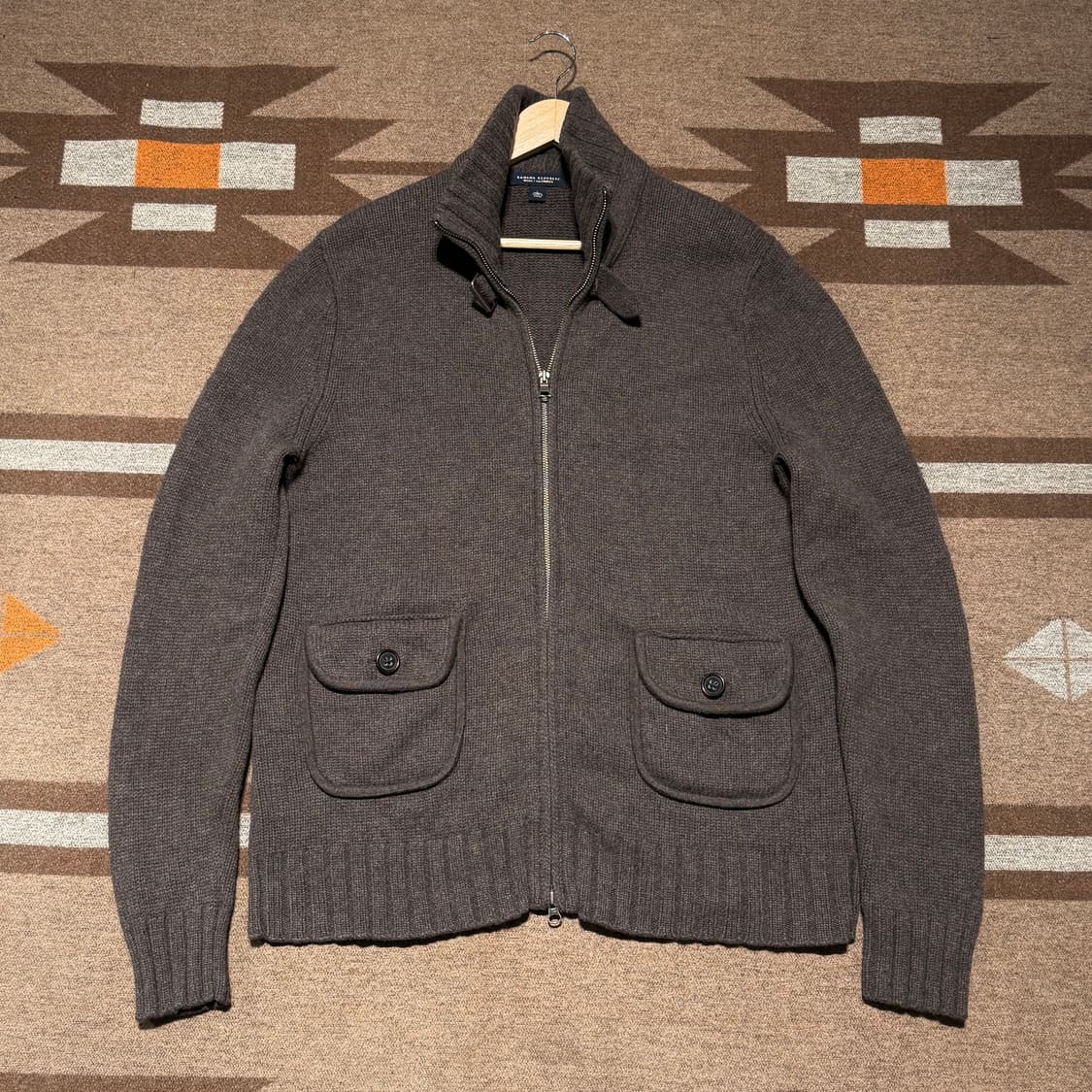 바나나리퍼블릭 캐시미어 니트 집업 L 상품이미지1