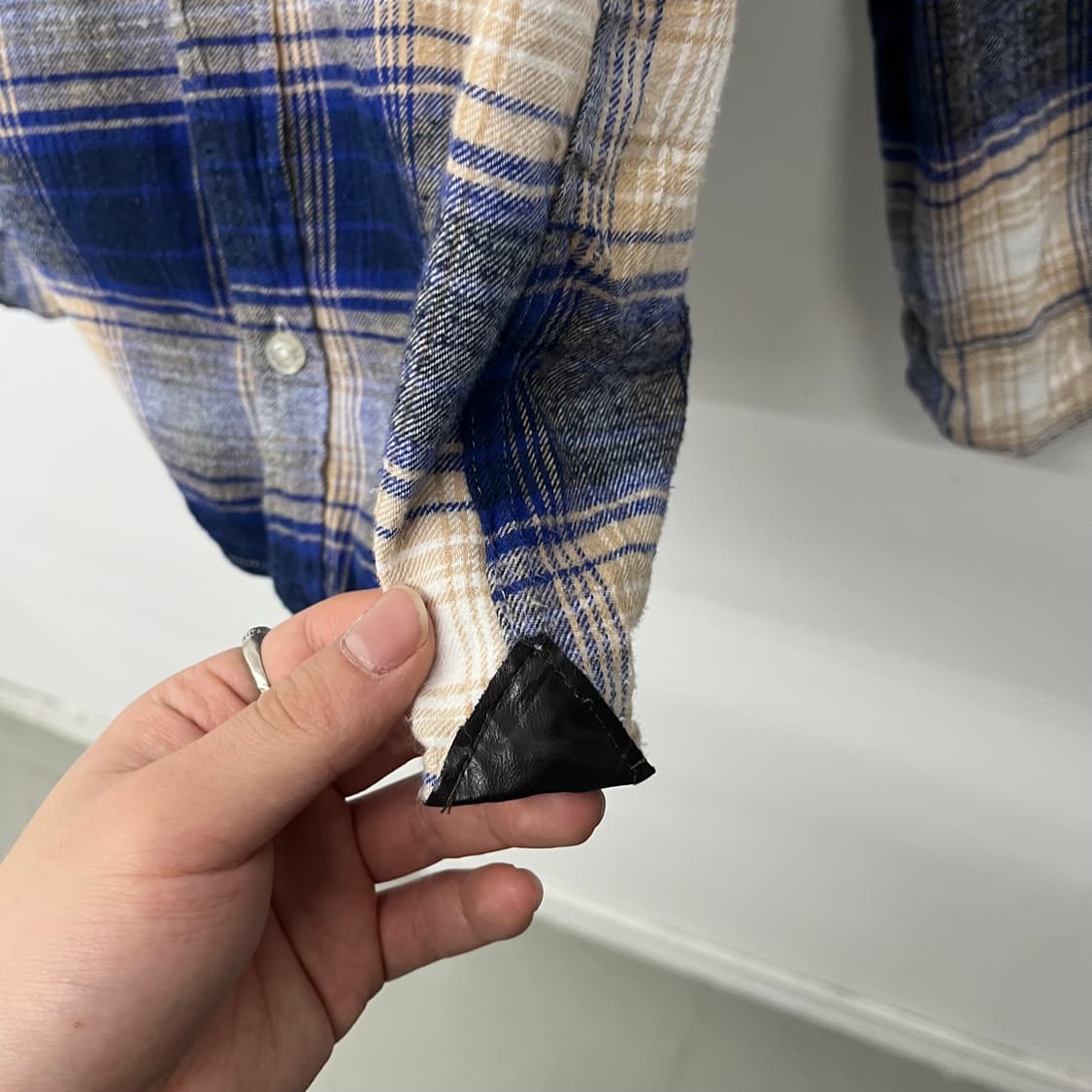 Vans 반스 체크 셔츠 남방 네이비 남m 상품이미지10