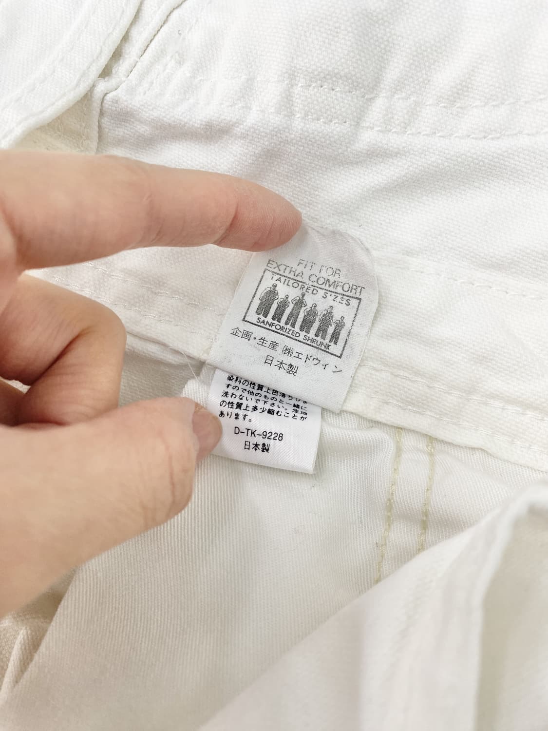 90's 리 화이트 데님 오버롤 상품이미지10