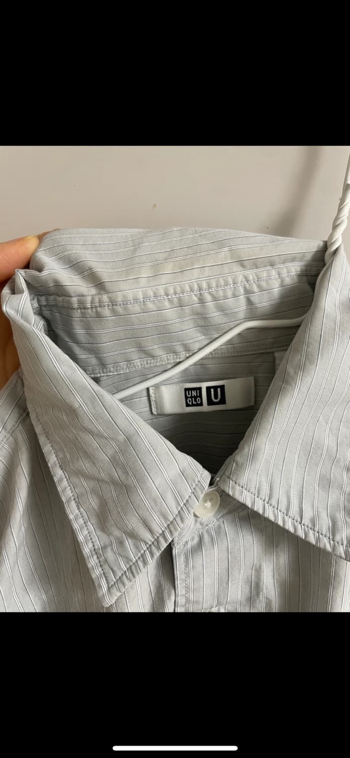 유니클로 u 스트라이프 셔츠 m 상품이미지5