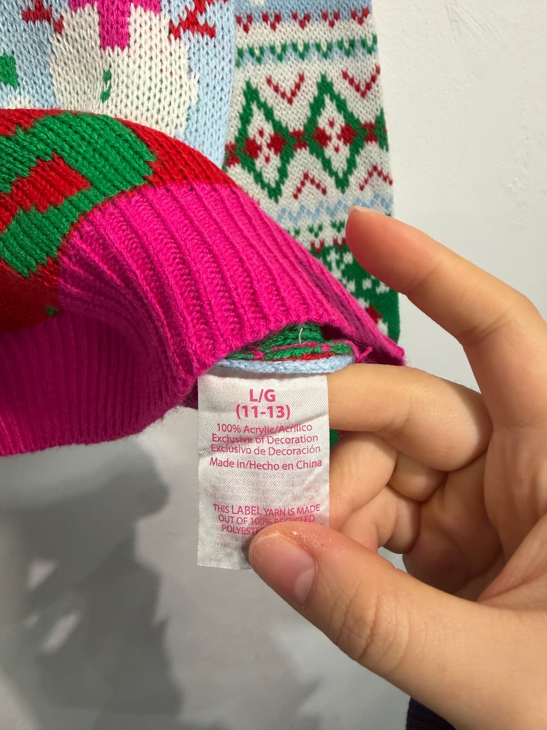 U.S.A. 크리스마스 어글리니트 L 상품이미지8