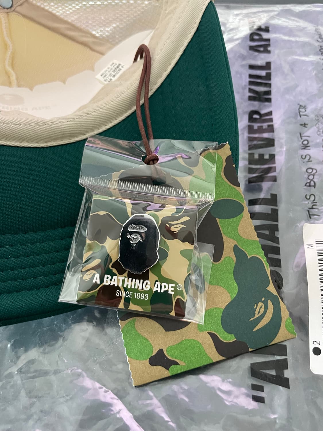 [새상품] 베이프 스타 메쉬캡 그린 / BAPE Sta Mesh Cap 상품이미지2