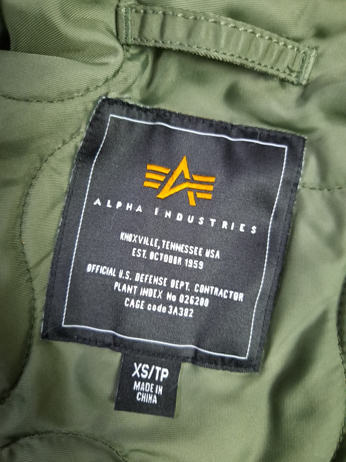 오리지날 미공군 알파사 CWU-45/P 민수용 항공점퍼 상품이미지5