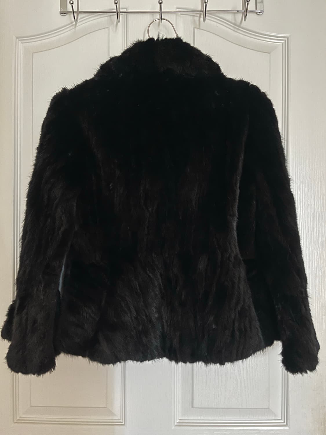 빈티지 리얼 밍크 퍼자켓 블랙 상품이미지2