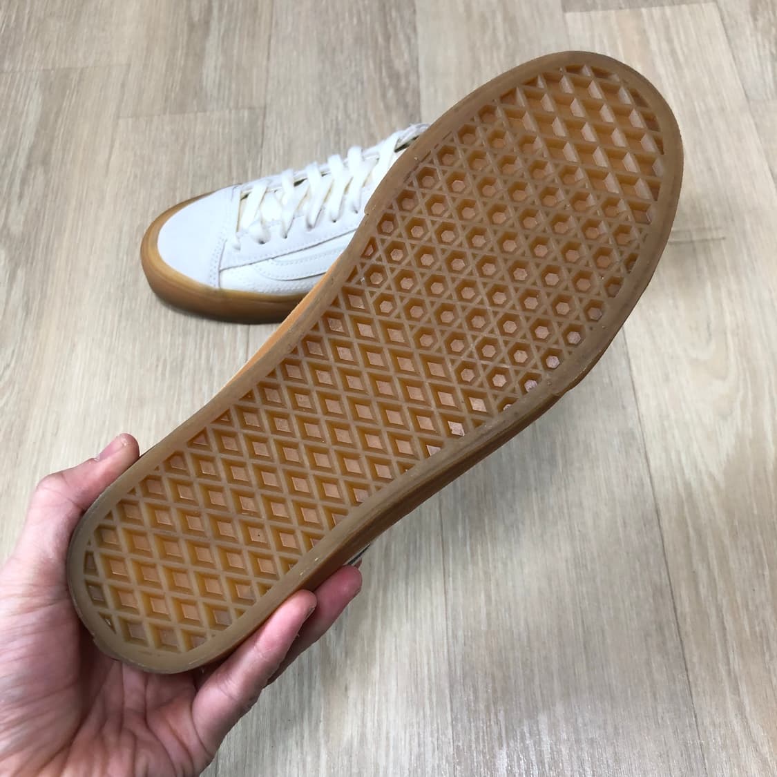 (260) 반스 VANS 스타일36 크림 화이트 검솔  상품이미지4