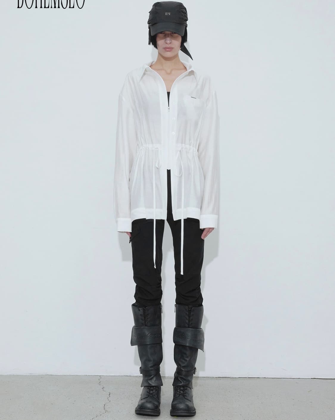 보헤미안서울 투웨이 집업 셔츠 상품이미지4