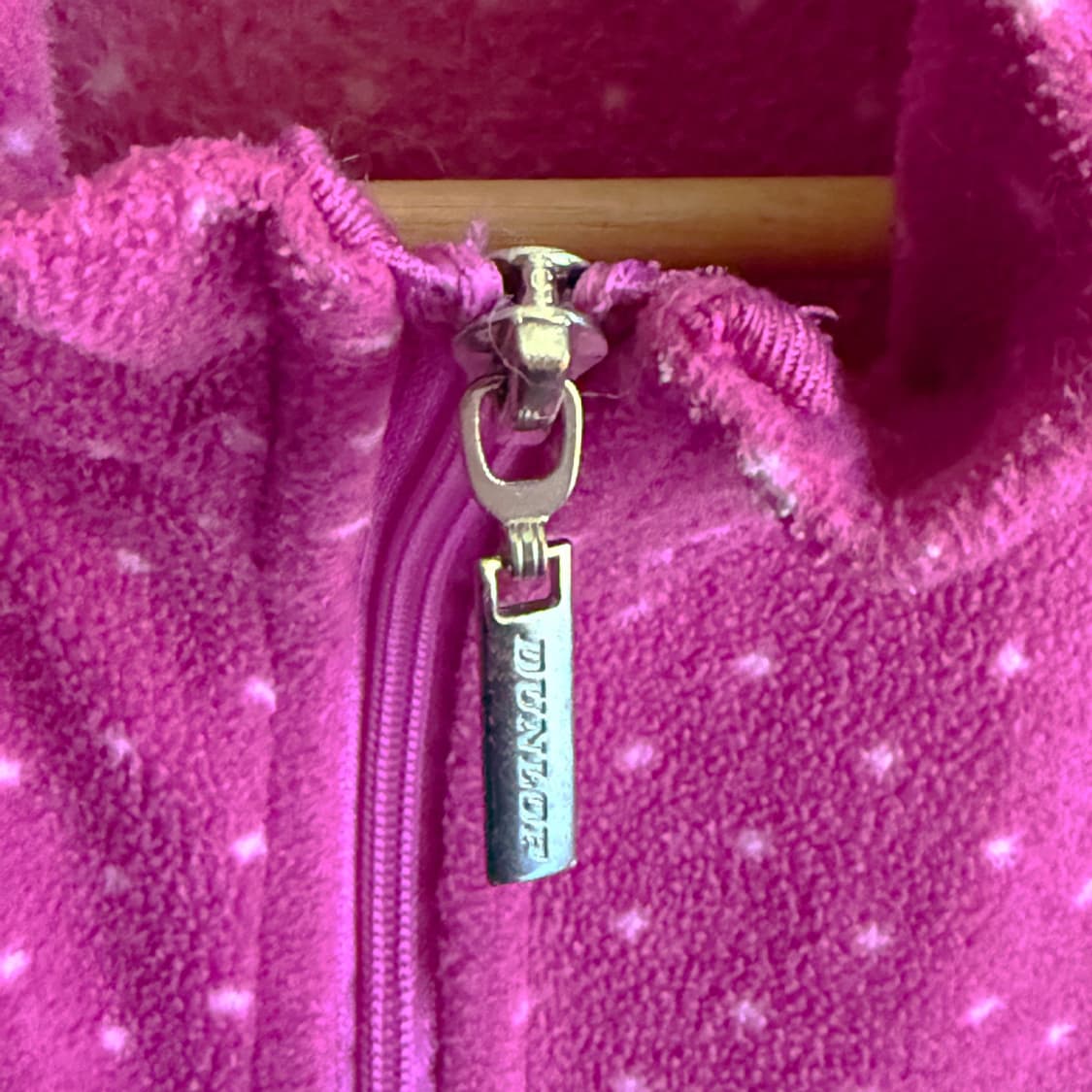 [DUNLOP] 베리 도트 보아 집업 베스트 상품이미지8