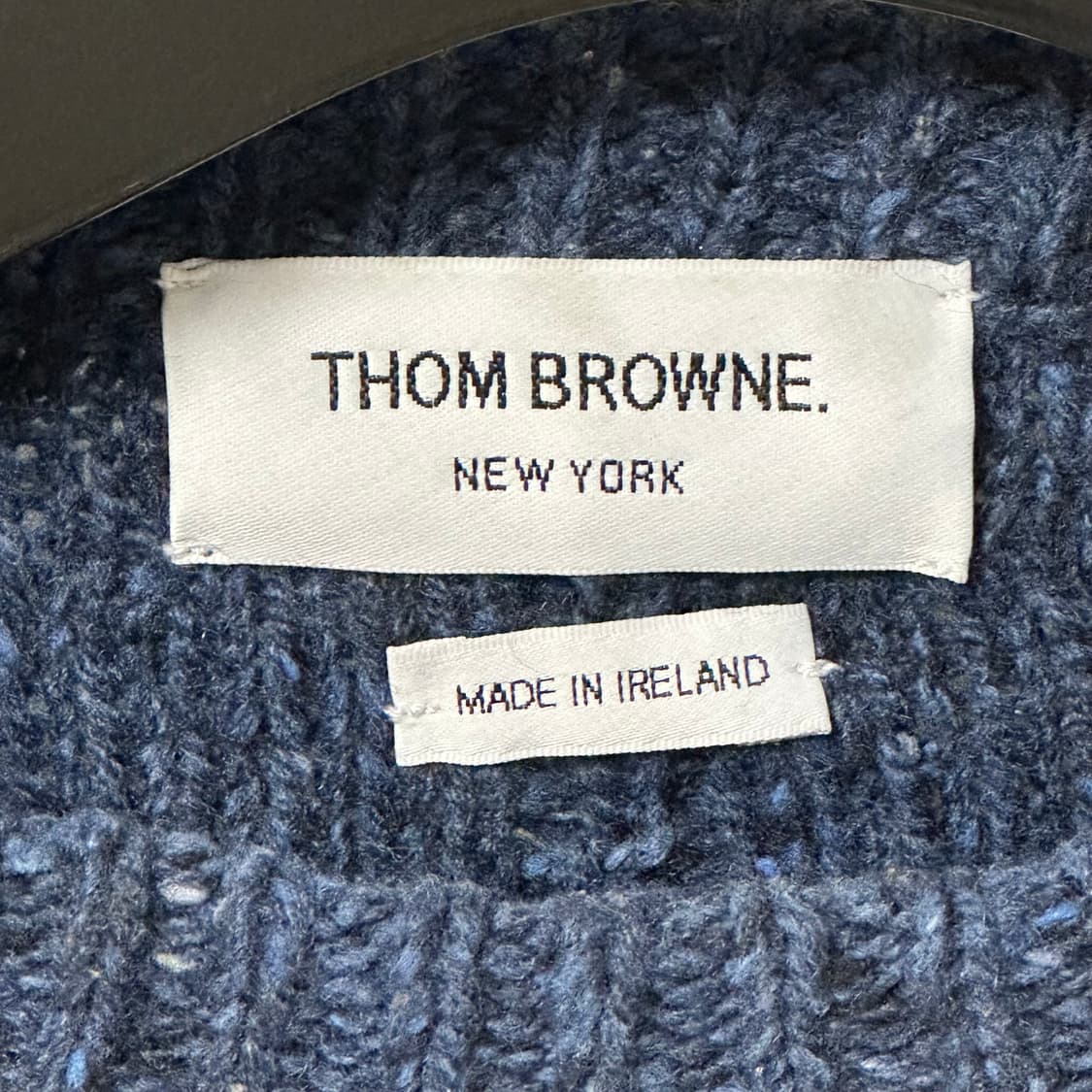 [2] 톰브라운 사선완장 도네갈 케이블 니트 신형 상품이미지3