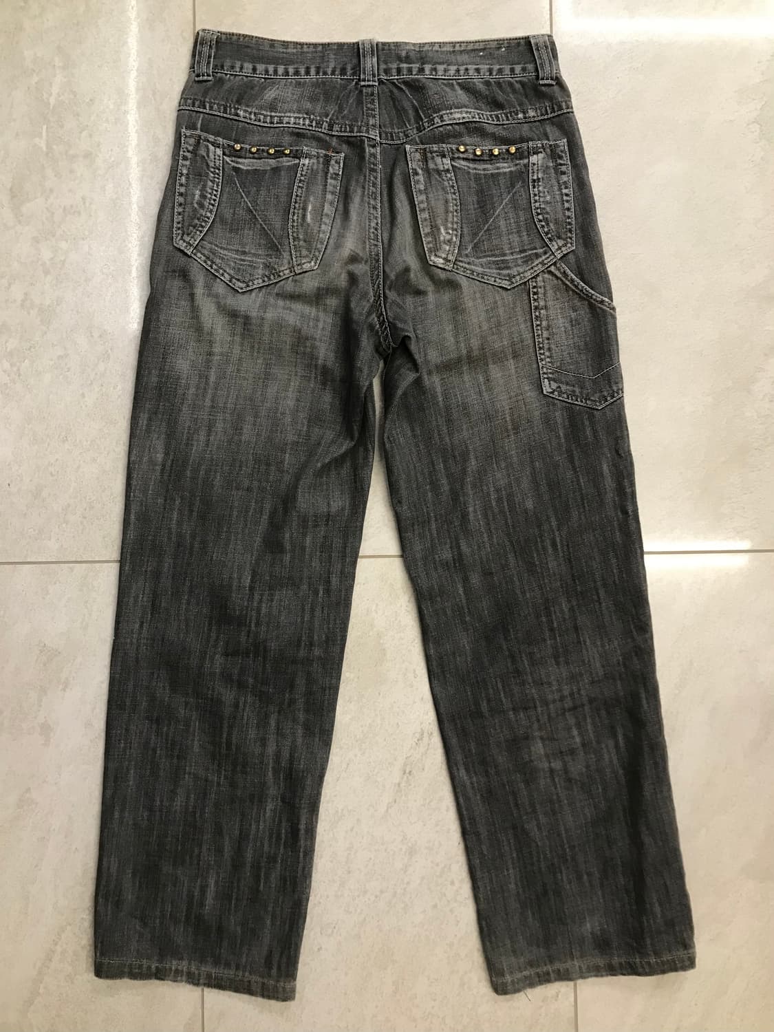 빈티지 그레이 워싱 진 상품이미지2