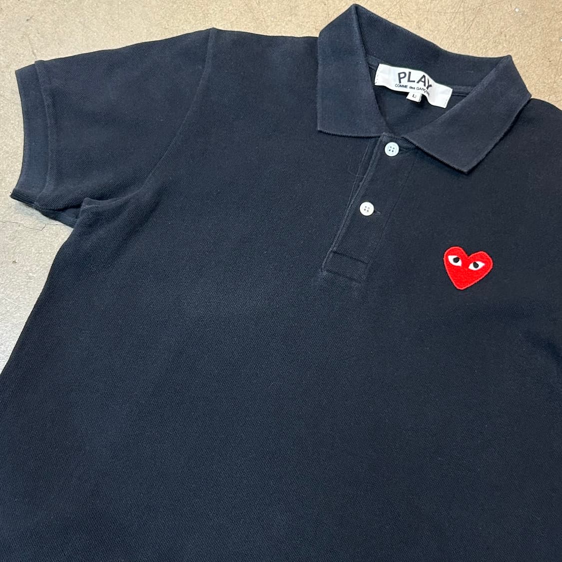 🫶🏻 꼼데가르송 카라 반팔티 🫶🏻 상품이미지2