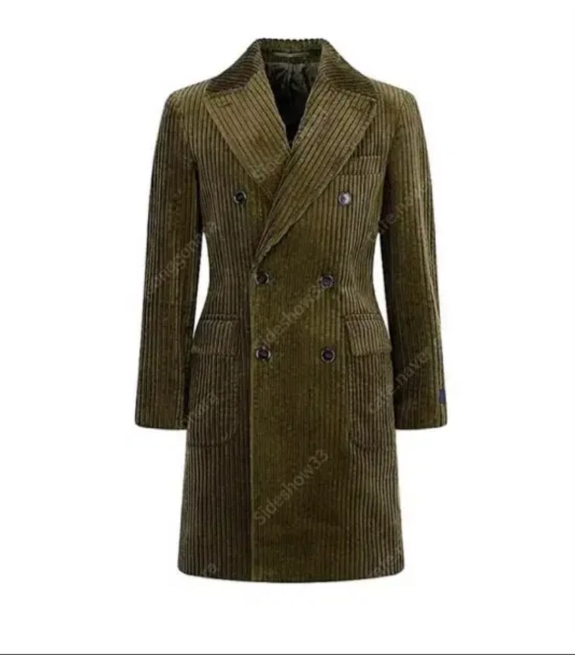 맨온더분 코듀로이 코트 상품이미지1