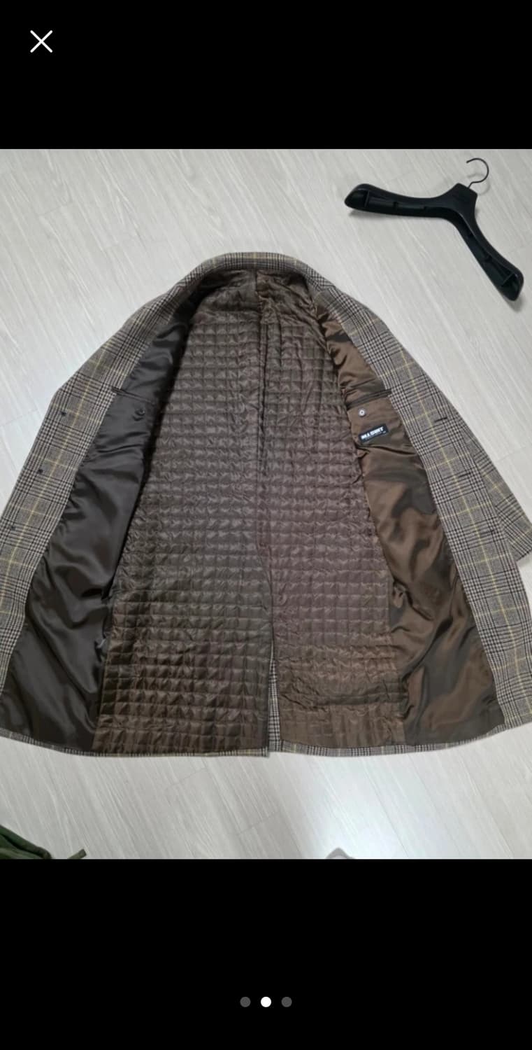 M.I.SUIT 남성 체크 코트 상품이미지2