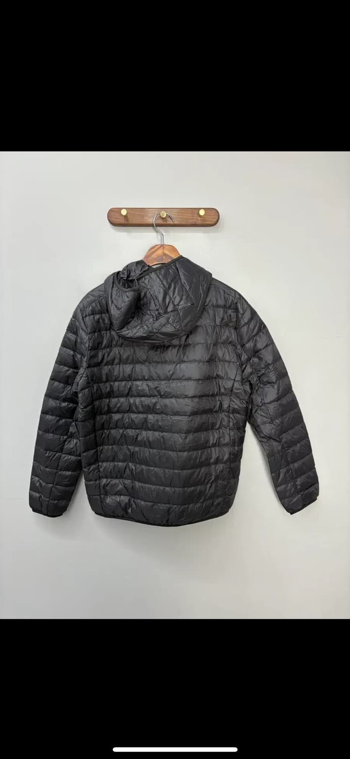 빈티지 블랙 다운경량 후드자켓 H1483 상품이미지3