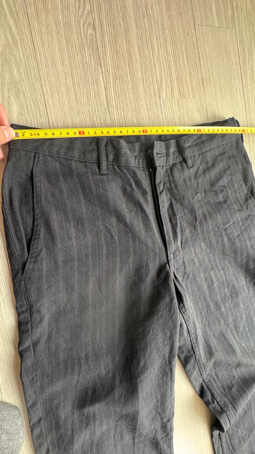 꼼데가르송 옴므 플러스 에버그린 S 스트라이프 팬츠  상품이미지3