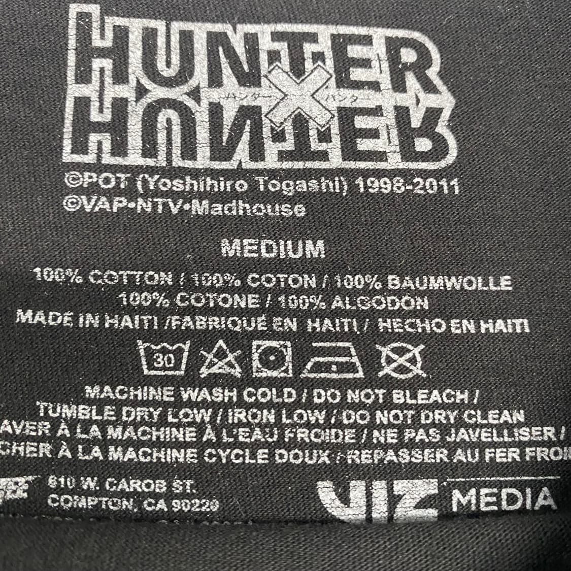 헌터x헌터 오피셜 애니메이션 티셔츠 애니티 상품이미지3