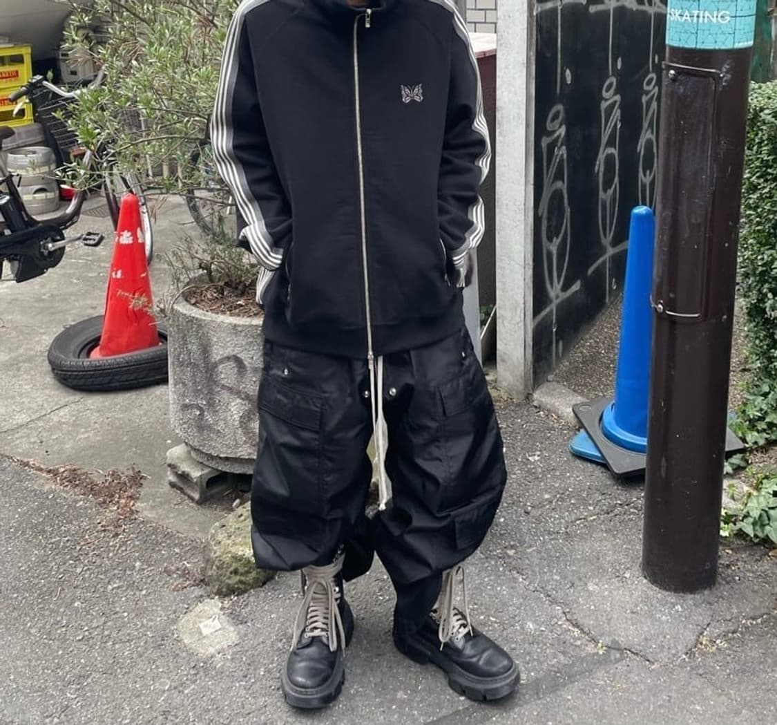 니들스 x lhp 코튼 트랙자켓 블랙 L 상품이미지1