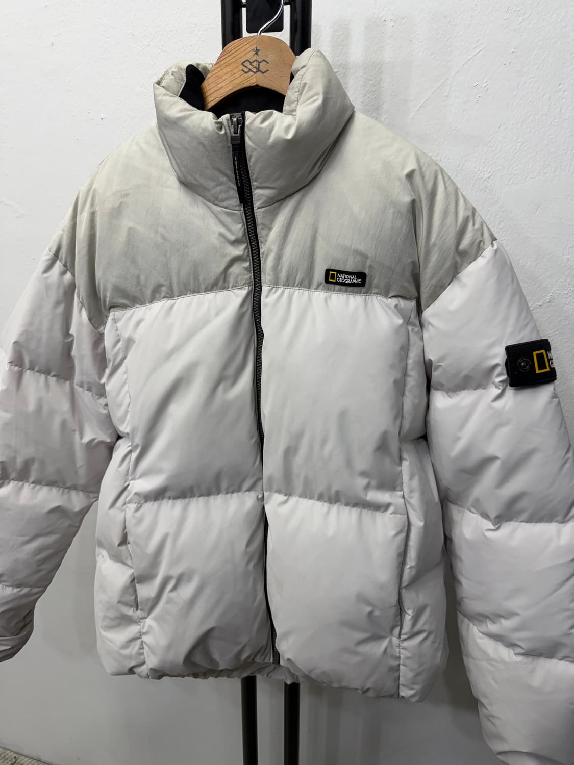 정품) 내셔널지오그래픽 남녀공용 패딩 점퍼 S 상품이미지3