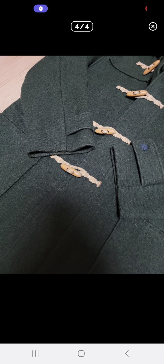 schott 오리지널 스타일 더플 코트 그린 컬러 상품이미지4