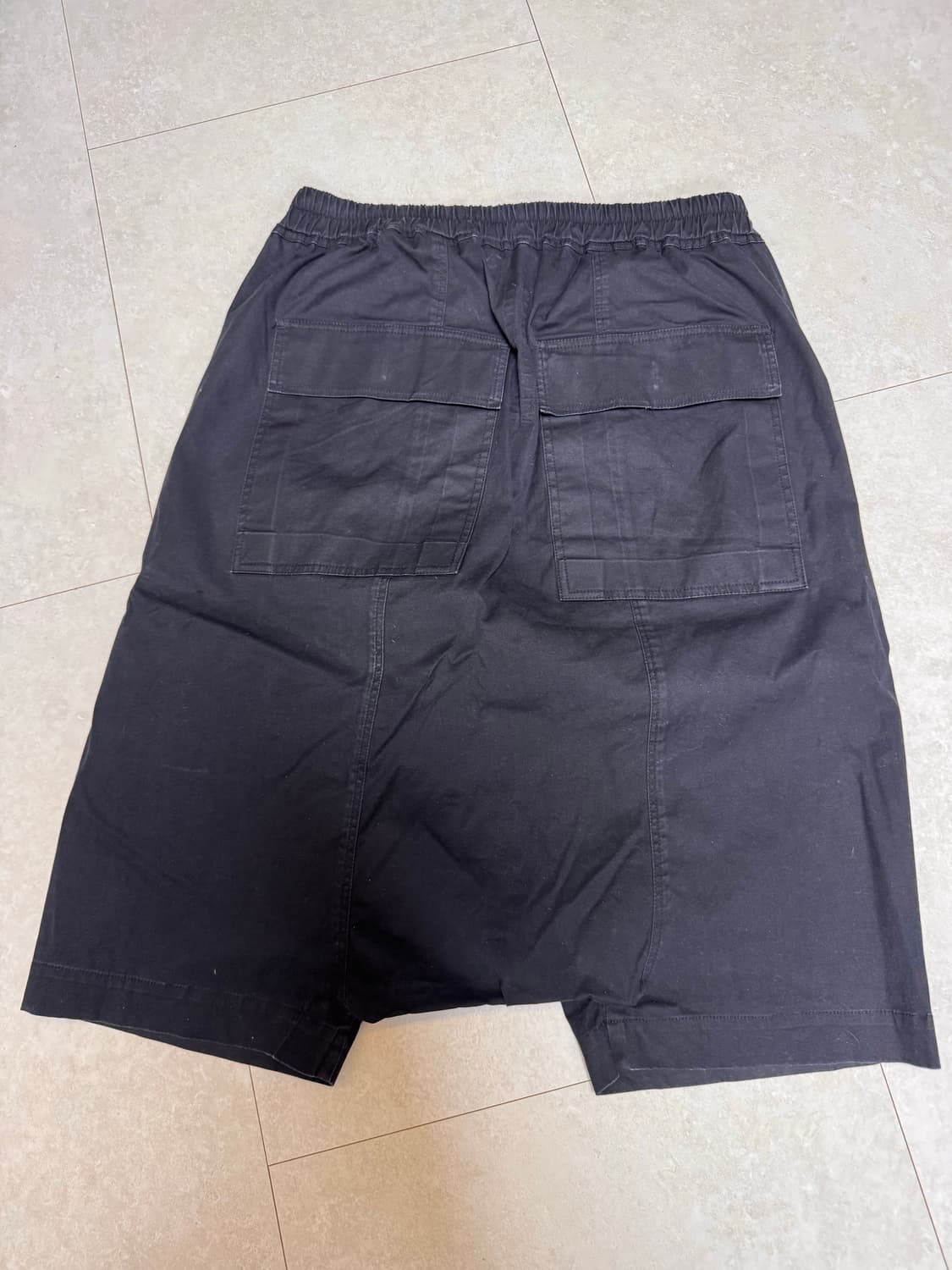 릭오웬스 드로우 스트링 코튼 배기 쇼츠 46 상품이미지5