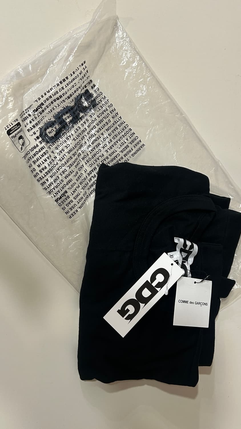 CDG Small Logo T-Shirt Black 상품이미지1