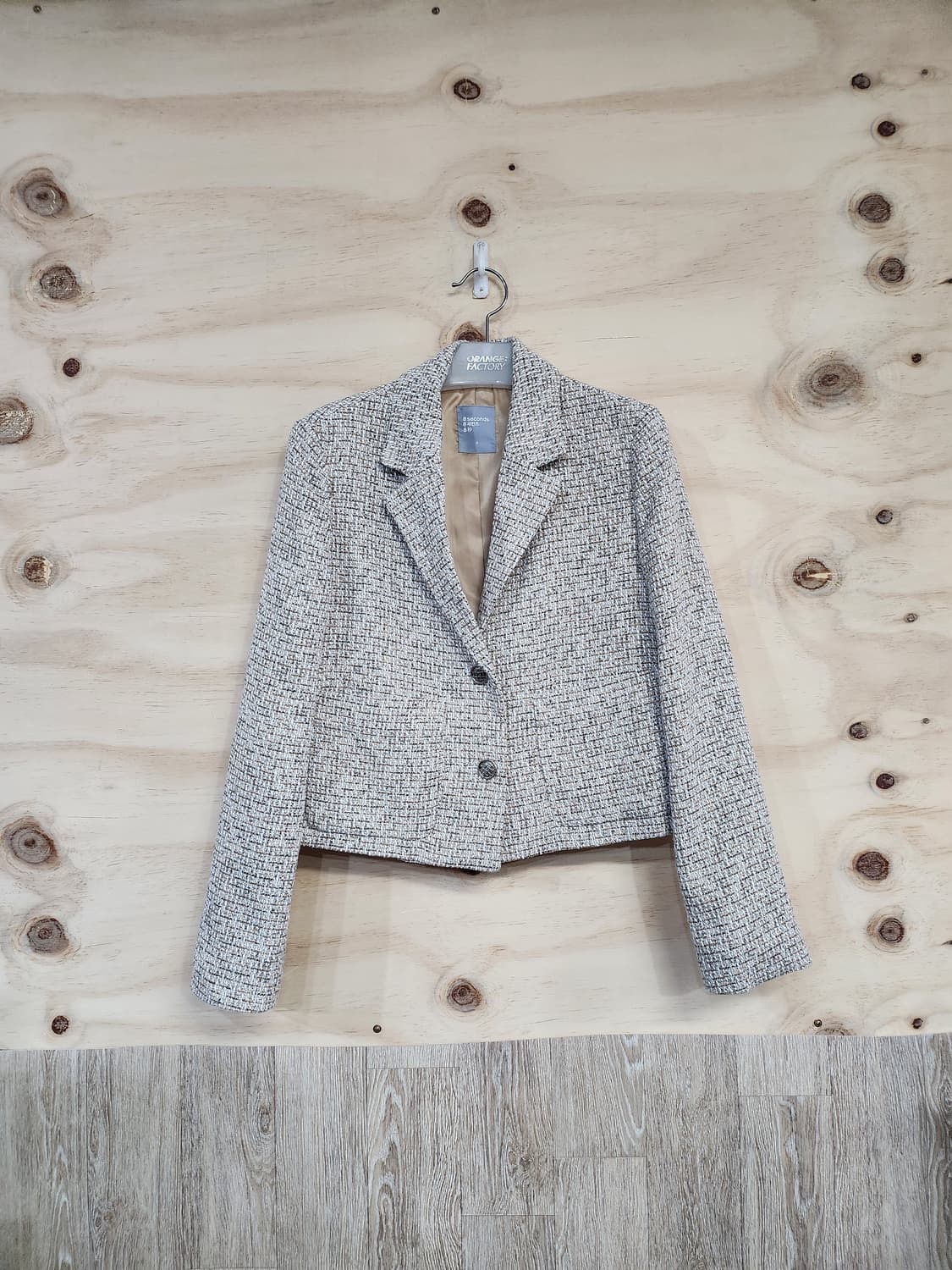 166) 에잇세컨즈 트위드 크롭 자켓 상품이미지1