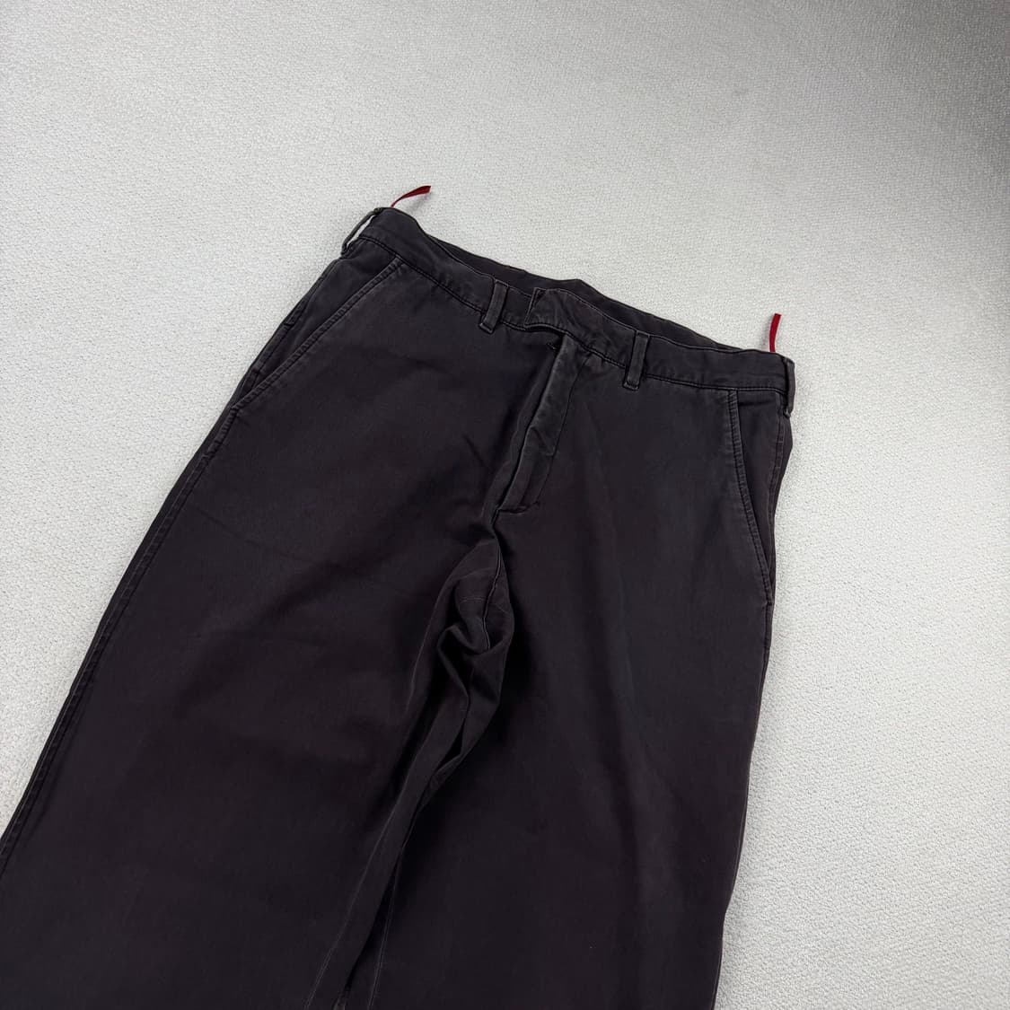 (48) 프라다 스포츠 코튼 치노 팬츠- 다크 버건디 상품이미지2