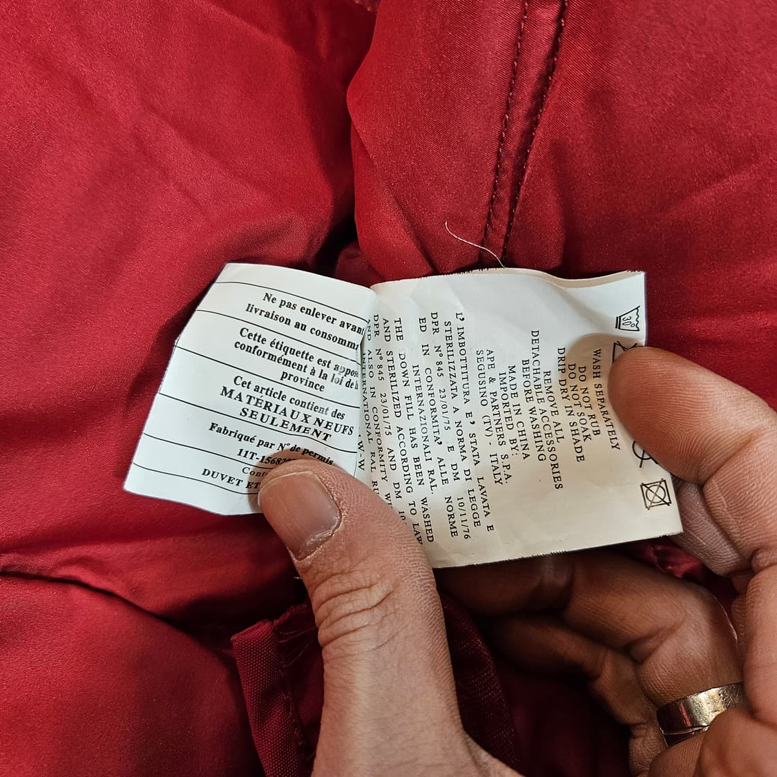 파라점퍼스 롱베어 다운 패딩 파카 M size 상품이미지10