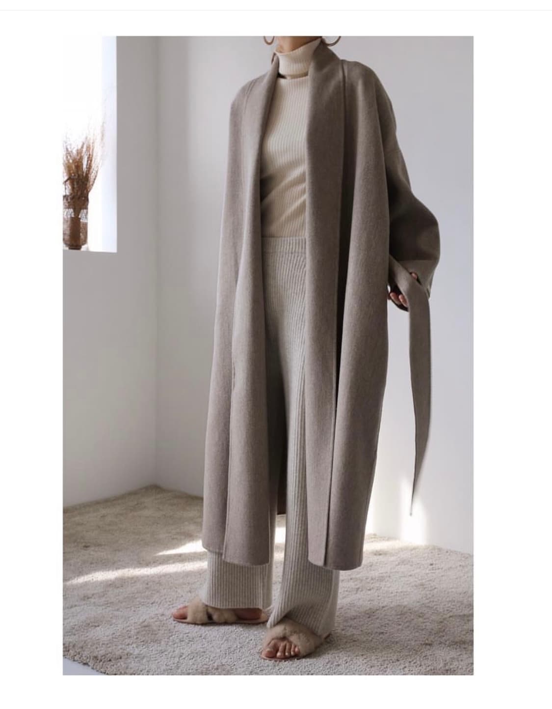 베르소 VERSO 핸드메이드 울 코트 상품이미지1