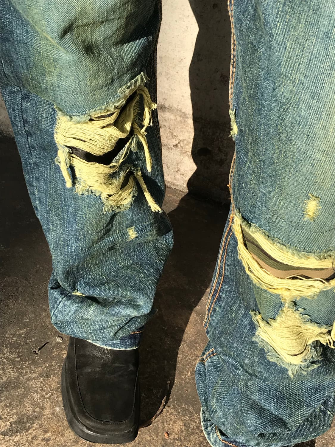 vintage damage denim pants (30inch) 상품이미지7