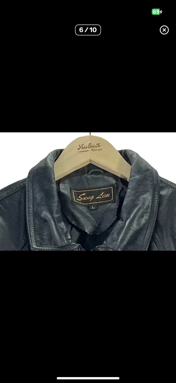 vintage leather jacket 상품이미지8