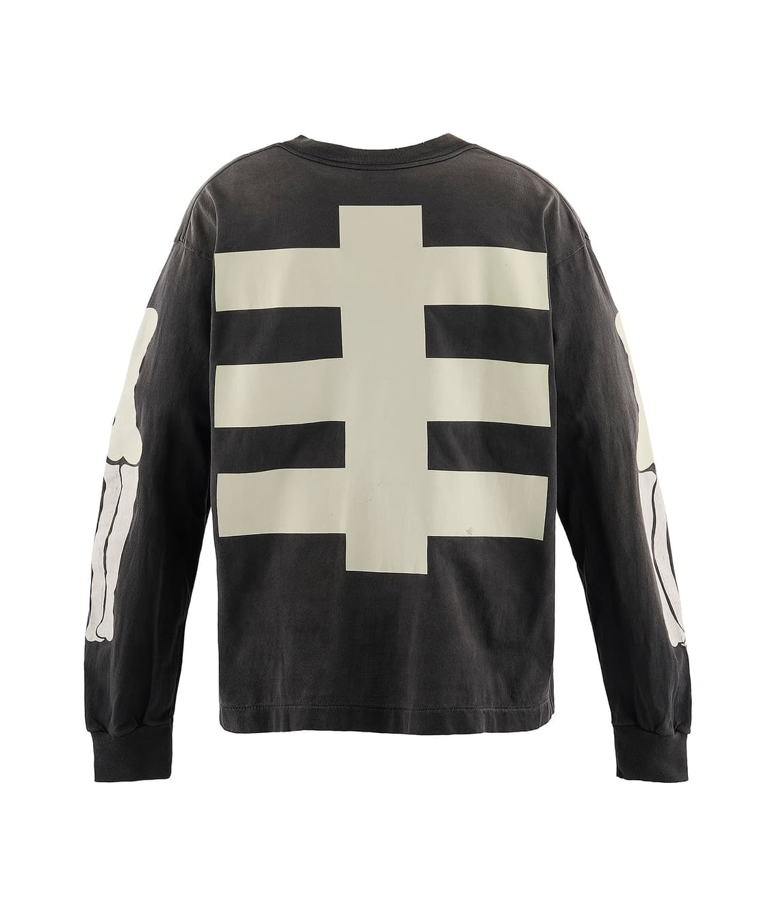 [새상품/XXL] 세인트미카엘 x 바운티헌터 본 롱슬리브 티셔츠 블랙 상품이미지3