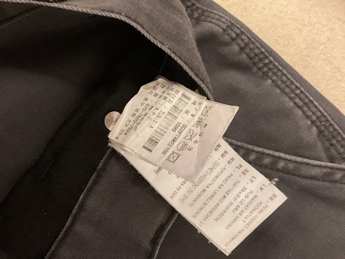 Apc carhartt 더블니 상품이미지5