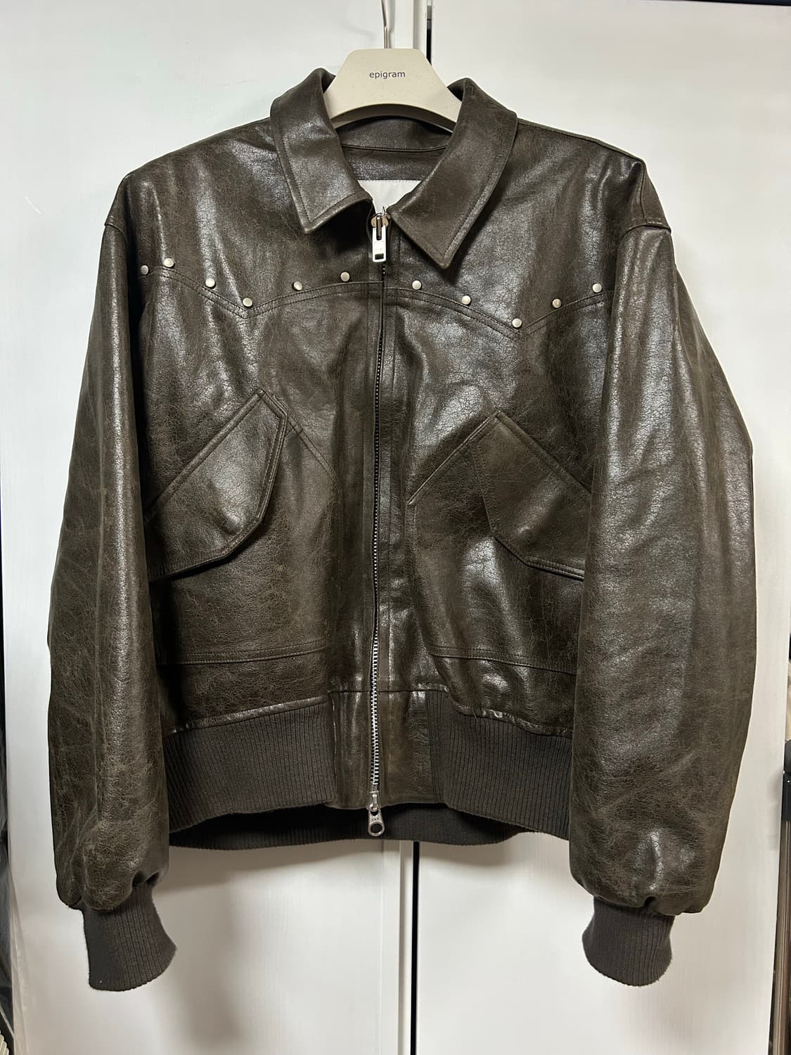 노쿨러스 레더 자켓 상품이미지1