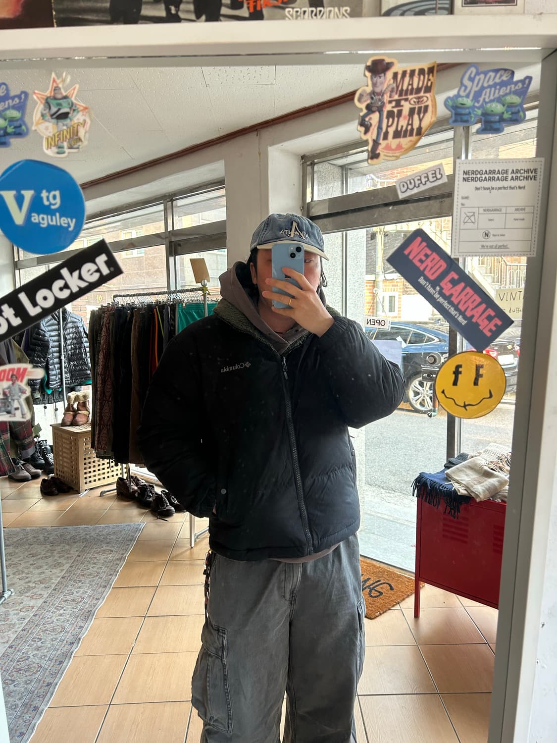 컬럼비아 리버시블 구스다운패딩 상품이미지7