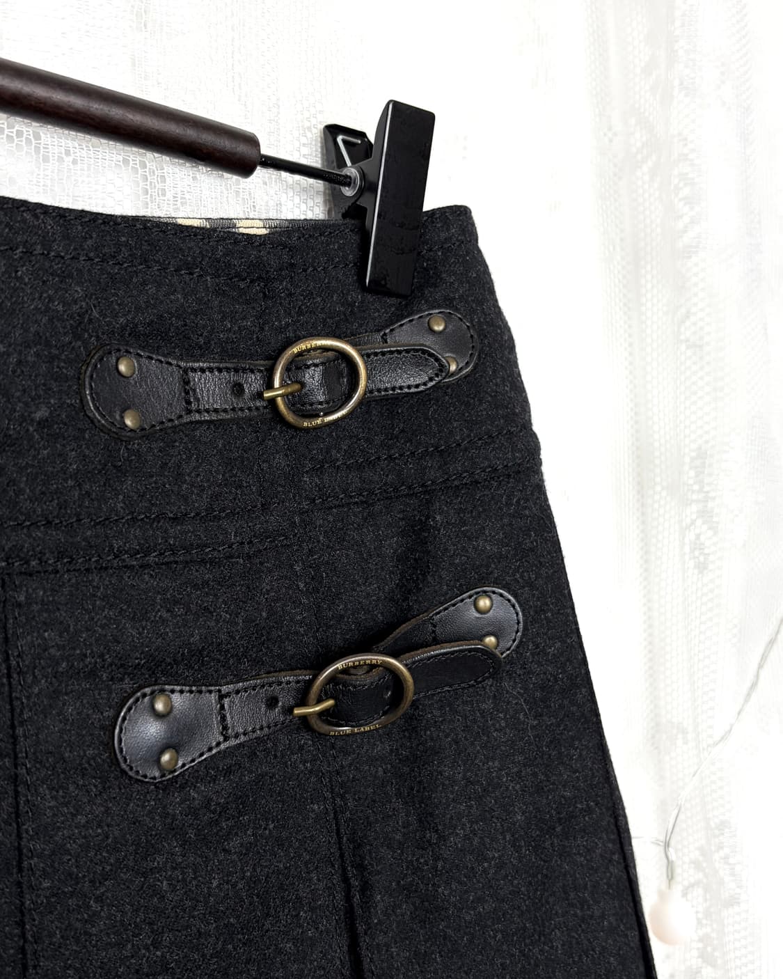 BURBERRY BLUE LABEL pleated wool skirt 상품이미지2